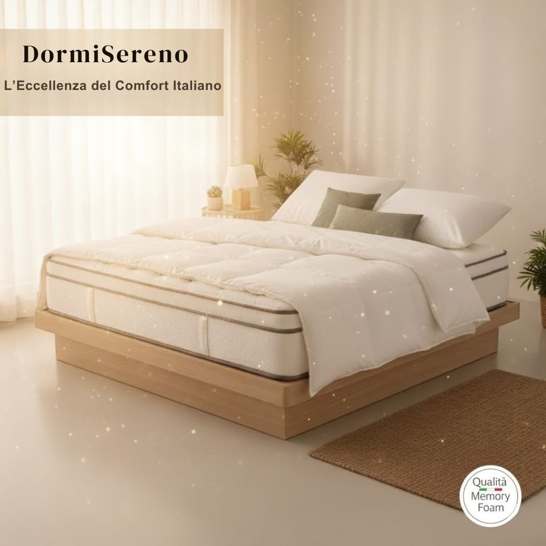 Materasso piazza e mezza Dormi Sereno 120x190 cm alto 22 cm