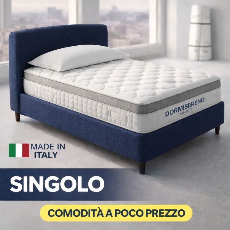 Materasso singolo Dormi Sereno Made in Italy