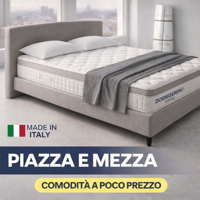 Materasso piazza e mezza Dormi Sereno Made in Italy